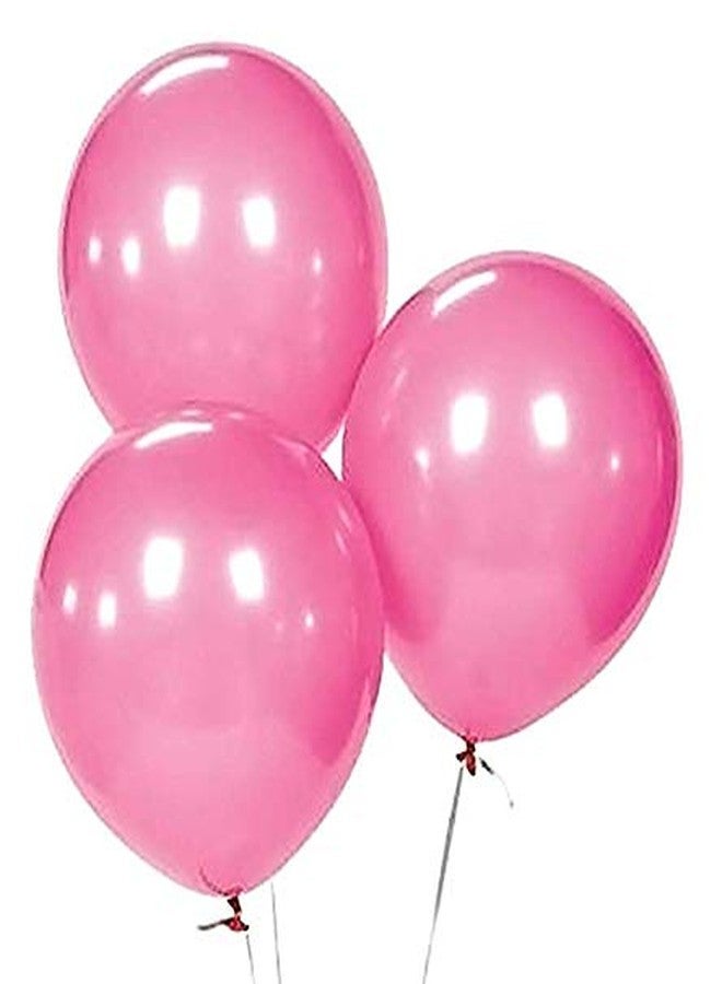 تريشرا بالونات TRISHRA Party Products ذات اللمسة المعدنية عالية الوضوح لتزيين حفلات أعياد الميلاد/الذكرى السنوية، عبوة من 25 بالونًا باللون الوردي الفاتح والوردي الداكن - Image 2